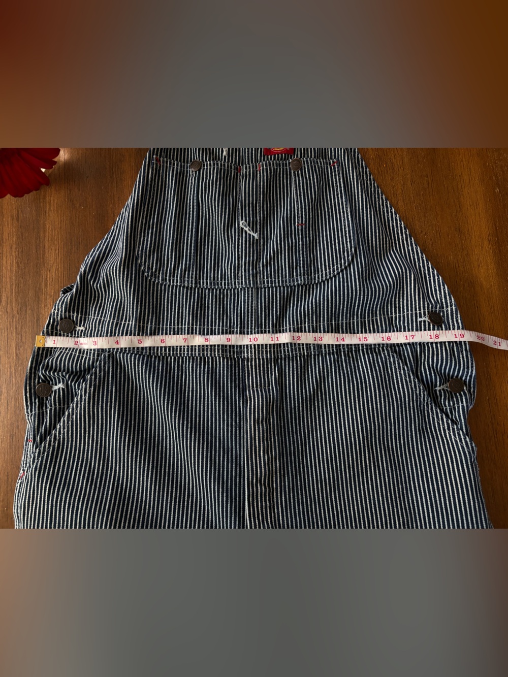 Dickies Blue Pinstripe Overalls - Picture 3 of 8